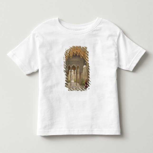 Domstolen av lejon, Alhambraen, Granada, 185 T Shirt (Framsida)