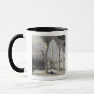 Domstolen av moskén av sultanen Achmet, Istanbul Mugg