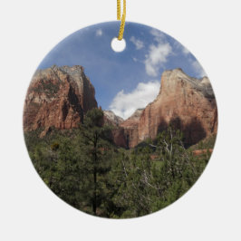 Domstolen för patriarker II i Zions nationalpark Julgransprydnad Keramik