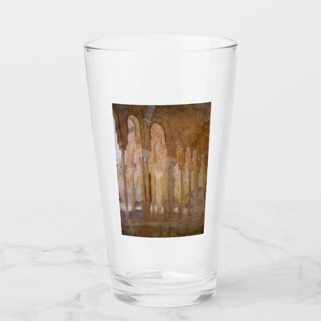 Domstolen i Lejon, Alhambra (av Henri Regnault) Glaskopp (Framsida)