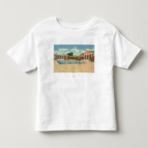 Domstolen och bassängen för rekreationBldg Tee Shirt