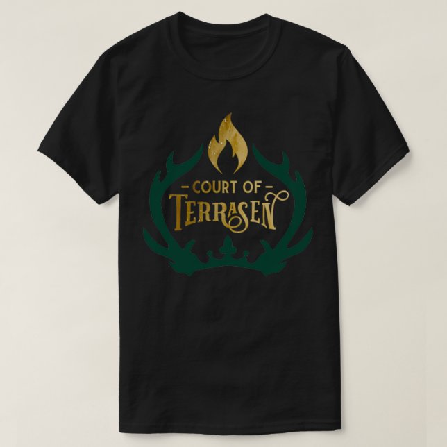 Domstolen Terrasen Throne of Glass T Shirt (Design framsida)