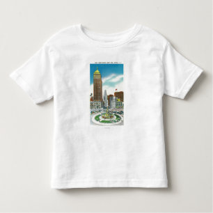 Domstolgatan beskådar av frihet packar ihop Bldg T-shirt