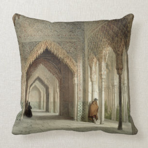 Domstolrummet av Alhambraen, Granada, tänd 1853 ( Kudde