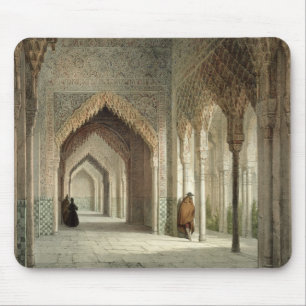 Domstolrummet av Alhambraen, Granada, tänd 1853 ( Musmatta