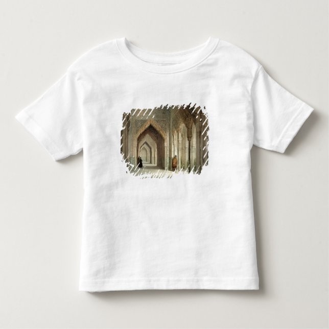Domstolrummet av Alhambraen, Granada, tänd 1853 ( Tee Shirt (Framsida)