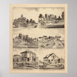 Domstolsbyggnad av Stillwater, Minnesota Poster