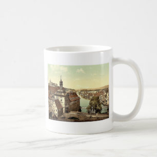 Domstolsbyggnad Bamberg, Bayern, tyskland vintage Kaffemugg
