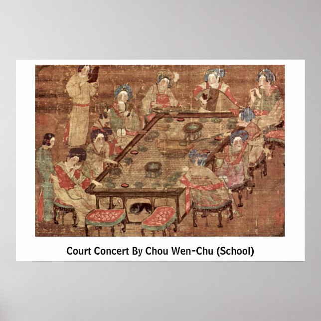 Domstolskonsert av Chou Wen-Chu (skola) Poster (Framsidan)