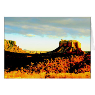 Domstolsten i Sedona, Arizona Hälsningskort