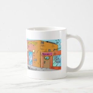 Domstoltecknad Kaffemugg