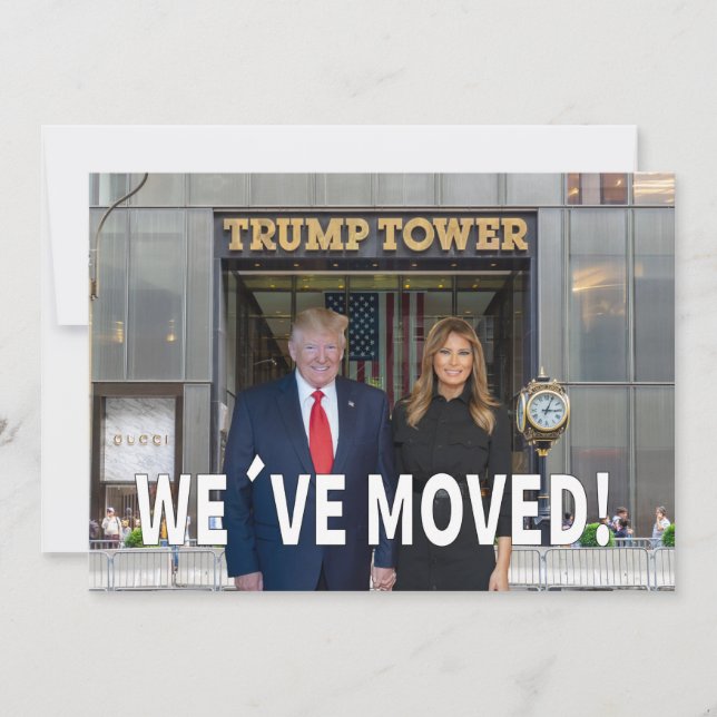 Don and Mel: vi har flyttat! Julkort (Framsida)