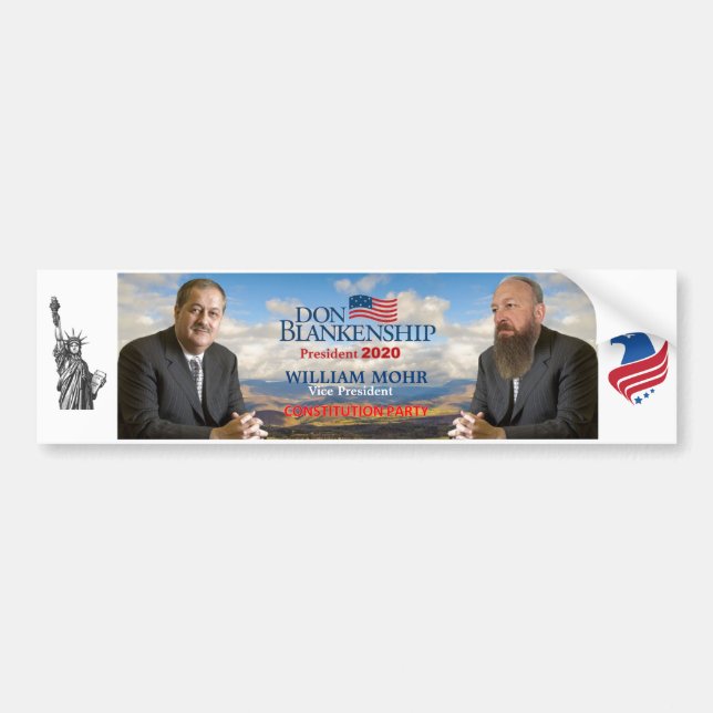 Don Blankship/William Mohr 2020 Bildekal (Framsidan)