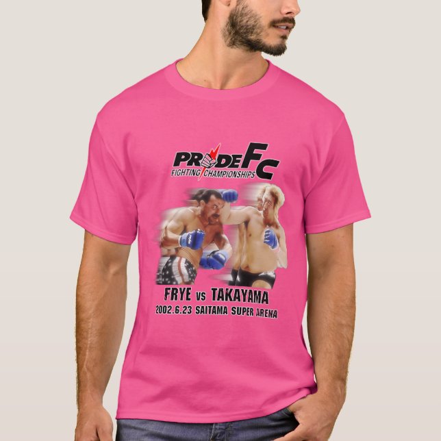 Don Frye Vs. Yoshihiro Takayama - Pridet Fc Commem T Shirt (Framsida)