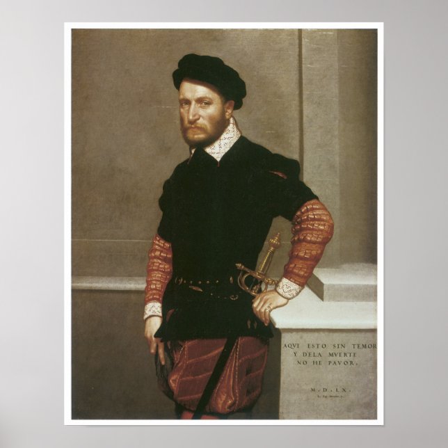 Don Gabriel de la Cueva, Duke of Albuquerque, 1560 Poster (Framsidan)
