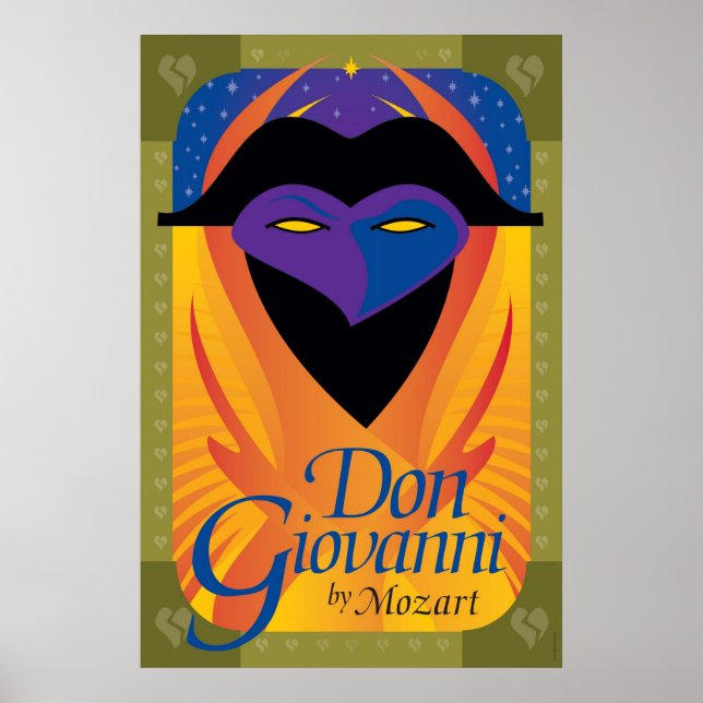 Don Giovanni, Opera Poster (Framsidan)