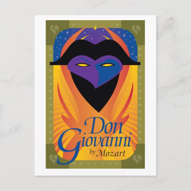 Don Giovanni, Opera Vykort (Framsida)