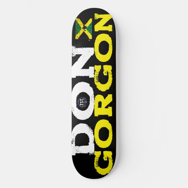 DON GORGON JMT 8 1/2" Skateboarddäck Mini Skateboard Bräda 18,5 Cm (Framsida)