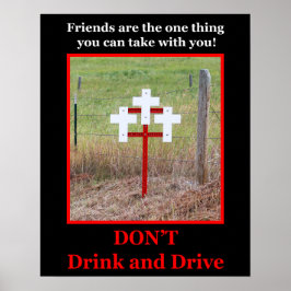 DON INTE DRYCKER OCH HÅLLER POSTER