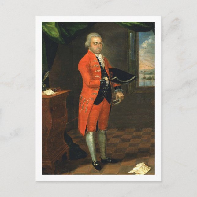 Don José Mas Ferrer–José Campeche Vykort (Framsida)