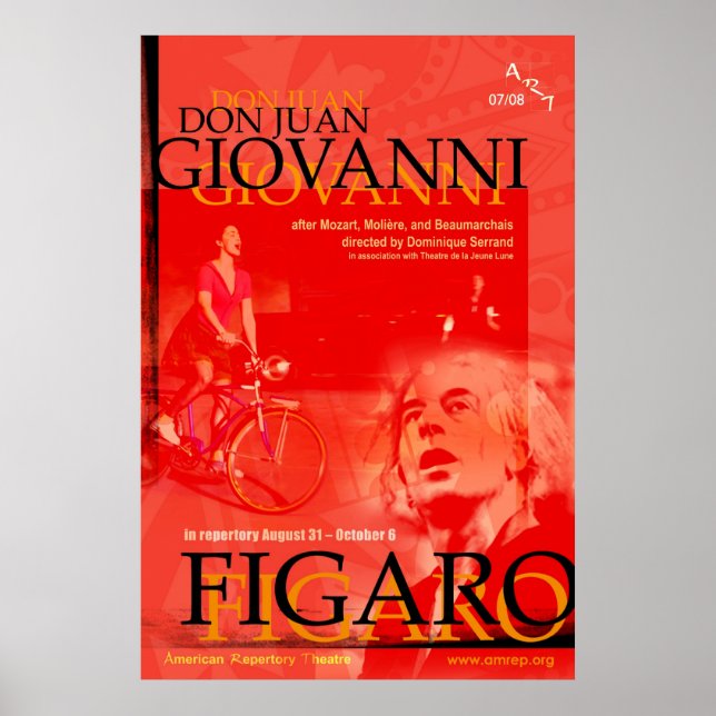 DON JUAN GIOVANNI & FIGARO POSTER (Framsidan)