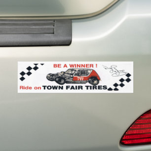 Don Lajoie Town Fair Däck Replica Bumper Sticker! Bildekal