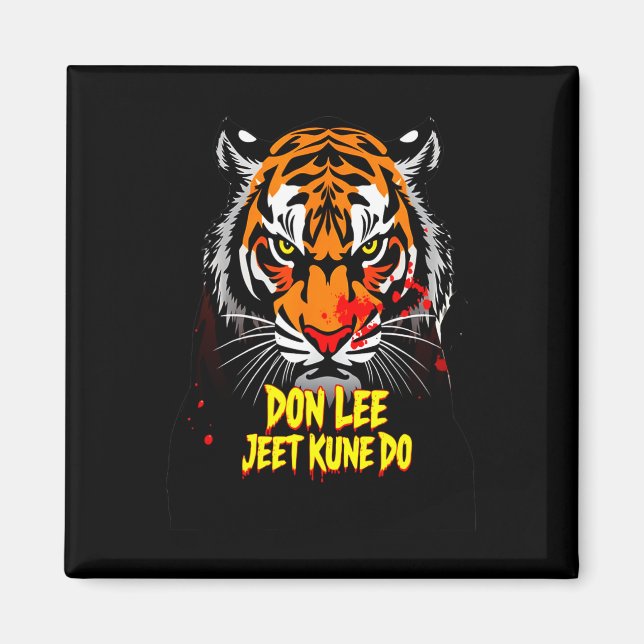 Don Lee Castillo Jeet Kune Do Jkd Mixed Martial Ar Magnet (Framsidan)