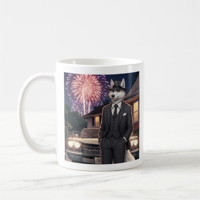 Don Lupo Canino "4 juli"   Kaffemugg (Vänster)