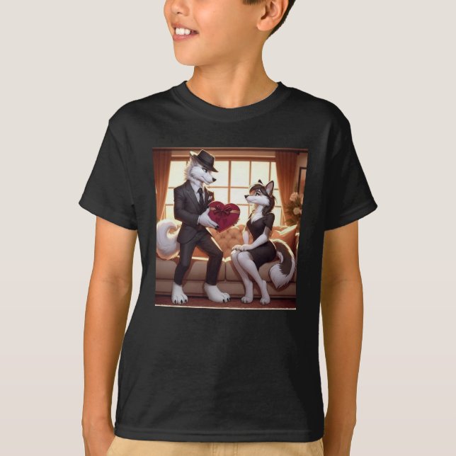 Don Lupo Canino "Alla hjärtans dag" T Shirt (Framsida)