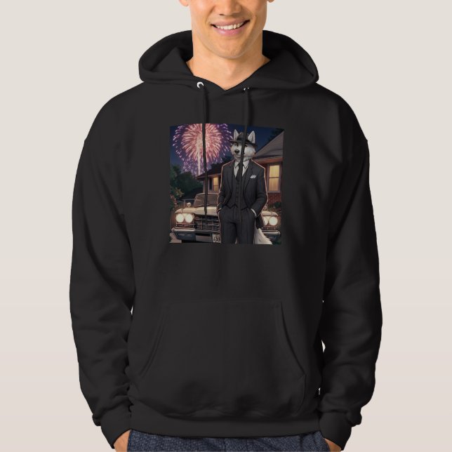 Don Lupo Canino "Fjärde juli"  Hoodie (Framsida)