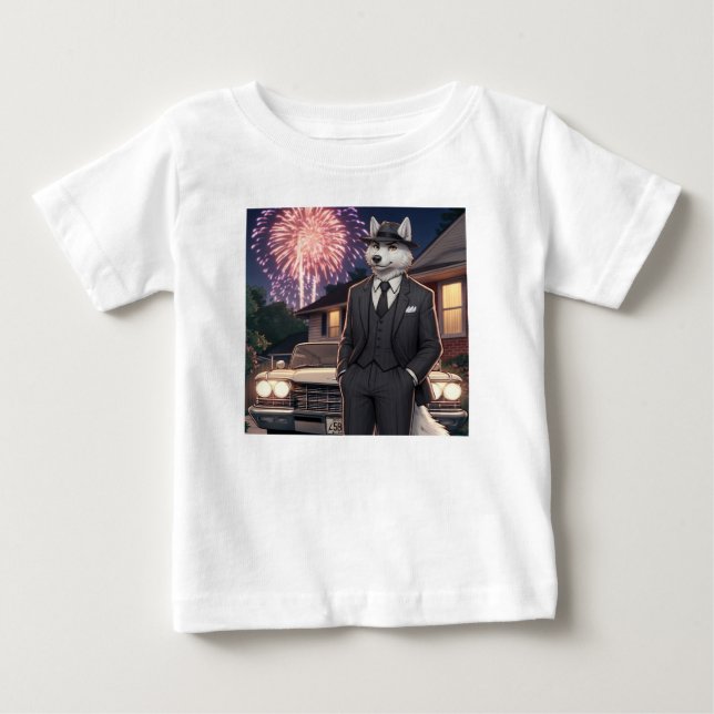 Don Lupo Canino "Fjärde juli"  T Shirt (Framsida)