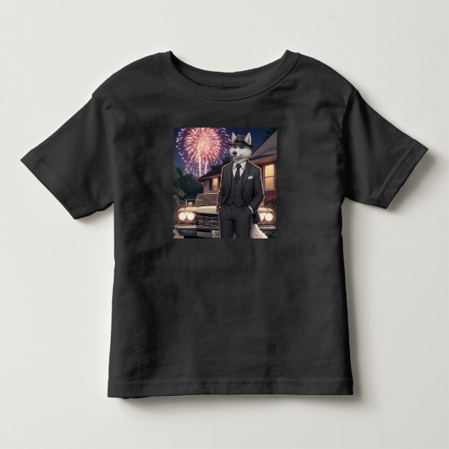 Don Lupo Canino "Fjärde juli"   T Shirt (Framsida)