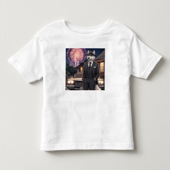 Don Lupo Canino "Fjärde juli"   T Shirt (Framsida)