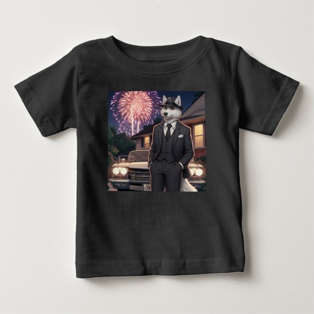 Don Lupo Canino "Fjärde juli"  T Shirt (Framsida)
