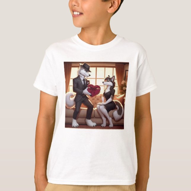 Don Lupo Canino "Valentines" T Shirt (Framsida)