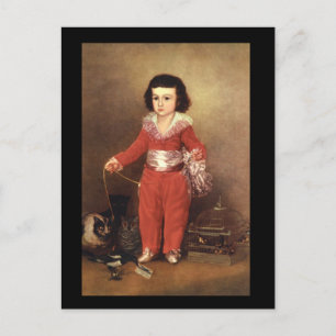 Don Manuel Osorio de Zuniga_Porträtt Vykort