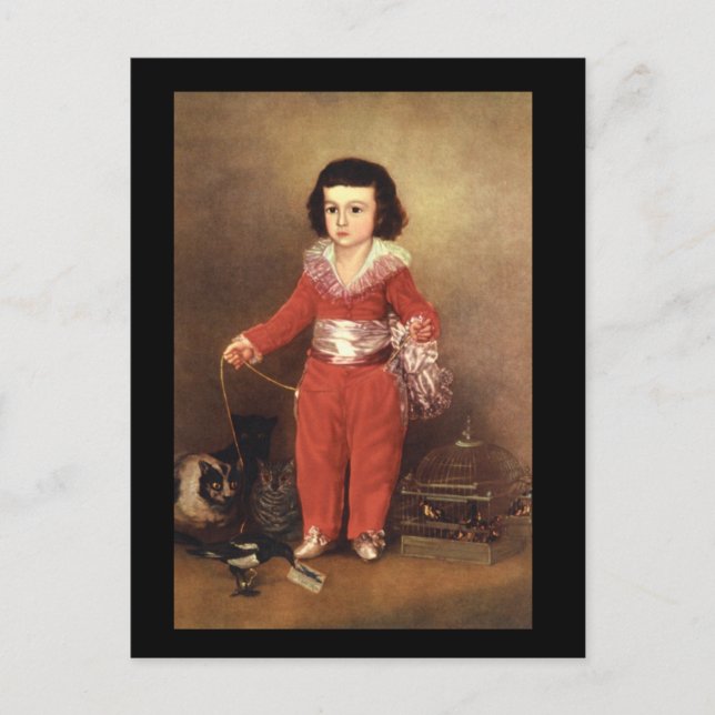 Don Manuel Osorio de Zuniga_Porträtt Vykort (Framsida)