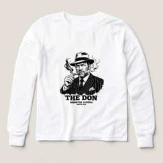 Don Mobster Legend Cigar Rökande Boss Grafik T Shirt