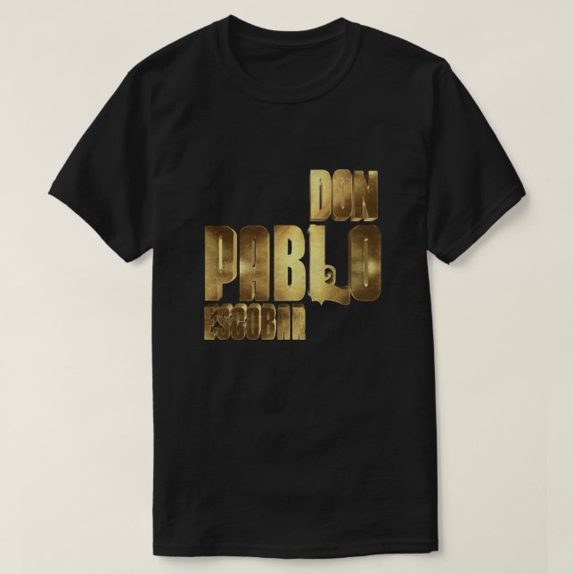 Don Pablo Escobar Mobster Guld Essential T Shirt (Design framsida)