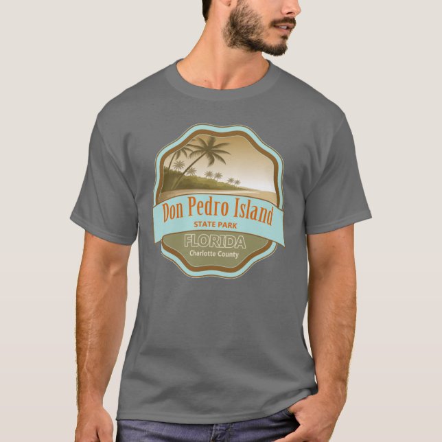 Don Pedro Island State Park Charlotte County Flori T Shirt (Framsida)