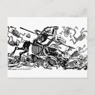 Don Quijote av José Guadalupe Posada Vykort