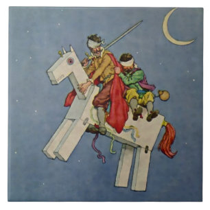 “Don Quijote” av W Heath Robinson Kakelplatta