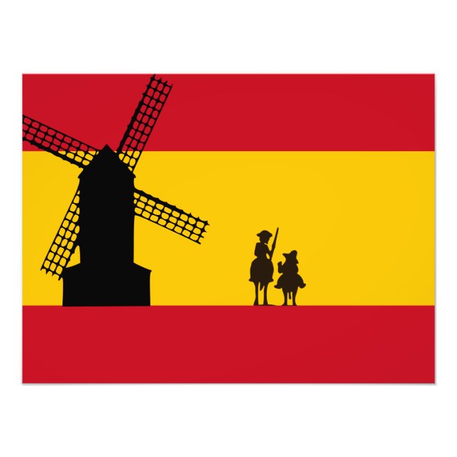Don Quijote / Don Quixote Fototryck (Framsidan)