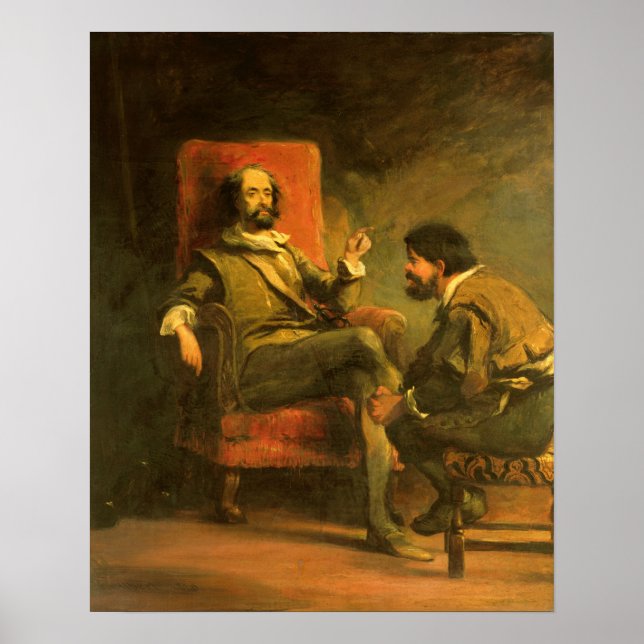 Don Quijote och Sancho Panza Poster (Framsidan)