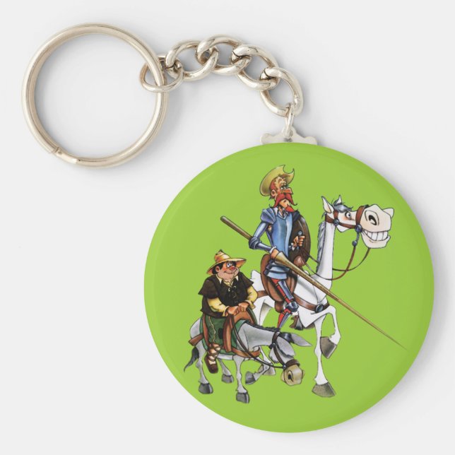 DON QUIJOTE, SANCHO...- Llavero-Cervantes Nyckelring (Framsidan)