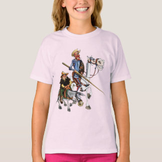 DON QUIJOTE, SANCHO, ROCINANTE y RUCIO - Camiseta Tee
