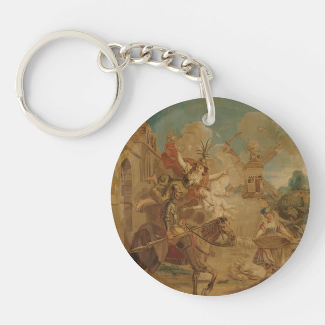 Don Quijote styrd av dårskap, 1700-tals gobeläng (Framsidan)