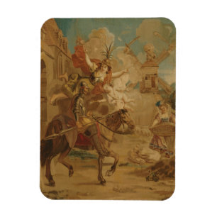 Don Quijote styrd av dårskap, 1700-tals gobeläng Magnet