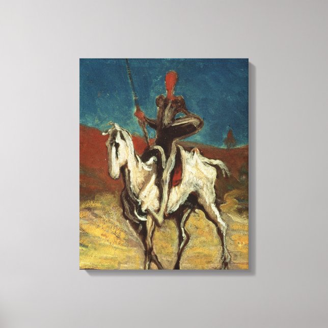 Don Quixote, 1865-1870 Canvastryck (Framsida)