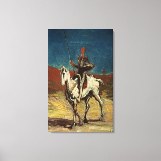 Don Quixote, 1865-1870 Canvastryck (Framsida)